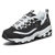 Skechers斯凯奇女鞋夏季透气休闲运动鞋熊猫鞋66666179(黑色/白色 35)