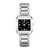 天梭/Tissot 瑞士手表 海浪系列钢带石英女手表T02.1.285.54(银壳黑面白带 钢带)