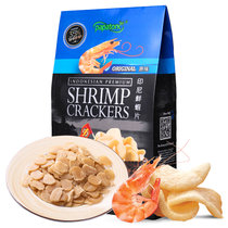 啪啪通鲜虾片原味500g 国美超市甄选