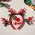 韩国网红公主圣诞节发夹饰品小女孩圣诞老人可爱卡通发卡儿童发饰(2#蘑菇松果红色鹿角6件套【礼盒装】 默认版本)