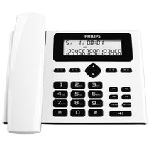 飞利浦（PHILIPS）CORD022来电显示电话机（白色）【真快乐自营 品质保证】