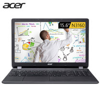 宏碁(acer)EX2519 15.6英寸商务办公笔记本电脑(赛扬双核N3160 4G内存/500G+128G/定制版)
