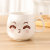 卡通可爱杯子陶瓷带盖子勺子马克杯咖啡牛奶杯情侣水杯创意女学生(单杯么么哒 （不带盖勺）)