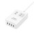奥睿科（orico）TPC-2A4U智能USB充电排插旅行插座插线接线板抗电涌(白色 1.5M)