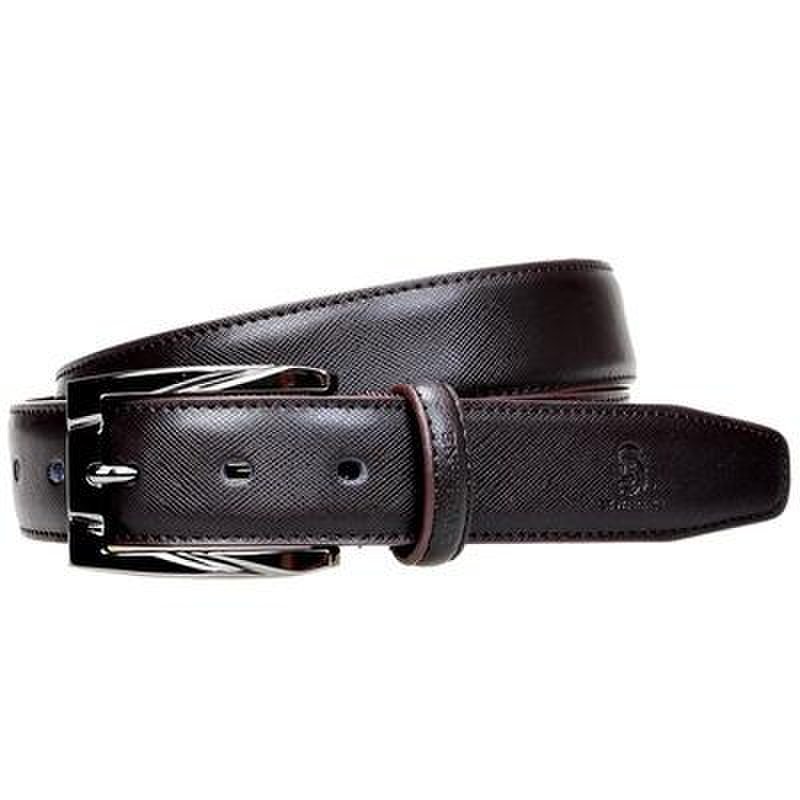 ltwfrane法国老人头牛皮男士商务针扣皮带f10940(125cm)