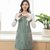 日式擦手巾围裙居家防水大口袋珊瑚绒围裙调节卡扣无袖围裙DS903(绿色 1条装)