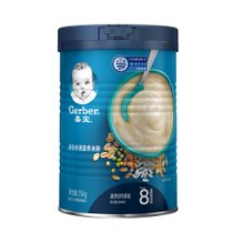 嘉宝混合谷物营养米粉250g(适合8月龄起)  宝宝辅食 科学配比 多重营养