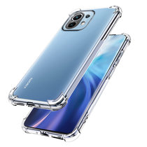 小米11手机壳 小米 xiaomi11 手机套 透明硅胶软壳防摔气囊保护套贴膜