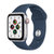 Apple Watch SE 智能手表 GPS+蜂窝款 40毫米银色铝金属表壳 深邃蓝色运动型表带MKQV3CH/A