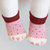 牛奶朋友秋冬韩版时尚宝宝爪子船袜中筒袜套装婴儿新生儿袜(粉色 S码(0-2岁))