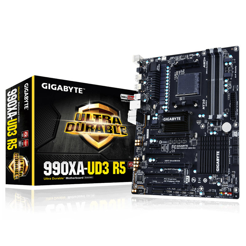 【技嘉主板图片】技嘉(gigabyte) 990xa-ud3 r5 am3  全固态主板 支持
