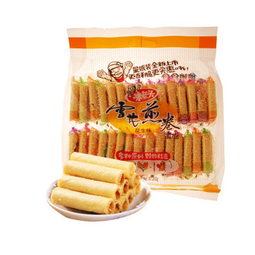 米老头雪花煎卷花生350g袋