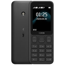 诺基亚（NOKIA）125新 移动联通2G 双卡双待 备用功能机 老人机(黑色 官方标配)
