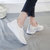 JOHLIN DREAM小白鞋女鞋子2021年网面透气夏季薄款镂空运动飞织鞋春款(白色 37)第4张高清大图