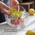 猫厨日式金边玻璃碗沙拉碗碗盘套装家用水果碗零食果盘碗碟餐具(特惠无赠品（金边大中小三件套）)
