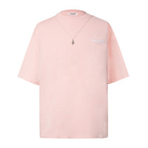 13 DE MARZO女士粉色泰迪熊项链T恤 DMZ020TS002-PINKM码粉 时尚百搭