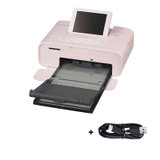 佳能(Canon)CP1300便携式手机照片打印机家用小型迷你无线彩色相片冲印机旅行出游替代1200粉色官方标配