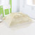 饭菜罩子桌盖菜罩可折叠餐桌罩食物防苍蝇长方形家用遮菜盖伞大号(金色柳叶菜罩【方形】)