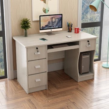 云艳yy-lcl569 电脑桌职员办公桌单人简约书桌台式写字桌雪松色(默认