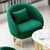 轻奢办公室沙发简约现代茶几组合套装商务接待小型会客休息区卡座(墨绿色)