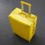 包时尚新款PC亮色时尚行李箱20铝框拉杆箱万（3件/套）(柠檬黄 26寸)