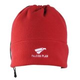 猎鹰计划*男女秋冬季双用围巾帽抓绒帽时尚保暖(红色 均码)