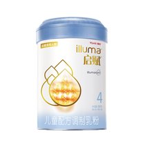 惠氏启赋（Wyeth illuma）蓝钻亲和人体儿童配方奶粉4段（3-7岁适用）900克 爱尔兰原装进口(启赋蓝钻4段 900g)