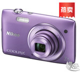 尼康（NIKON） Coolpix S3500 便携数码相机(紫)
