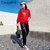 CaldiceKris （中国CK）时尚印花运动服女卫衣洋气两件套CK-F584(红色 XXL)