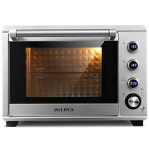 柏翠(petrus) PE5386 家用 38L 电烤箱 上下独立温控 银