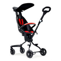 溜娃神器遛娃轻便折叠婴儿车儿童双向手推车高景观婴儿推车  BBH(V5-103红色)