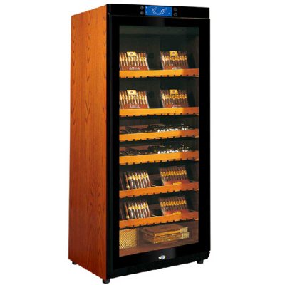 美晶（Raching）C330A 雪茄柜150升800支实木压缩机恒温恒湿雪茄柜(花梨红)