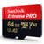 闪迪(SanDisk) SDSQXCY-064G-ZN6MA U3 C10 A2 V30 4K TF卡 存储卡 (计价单位：个) 黑色