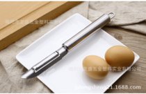 不锈钢多功能削皮器刮皮刀去皮器去鱼鳞刨水果刀厨房小工具削皮刀(鱼鳞刨削皮刀（两用【买一送一】 默认版本)