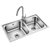 欧琳（OULIN）水槽304不锈钢洗菜盆洗碗池 厨房水池双槽JBS2T-OLWG7200A（CFX001）