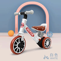 儿童无脚踏扭扭车 适合1-3-6岁小孩两用三轮平衡车助步滑行自行车(黑色)