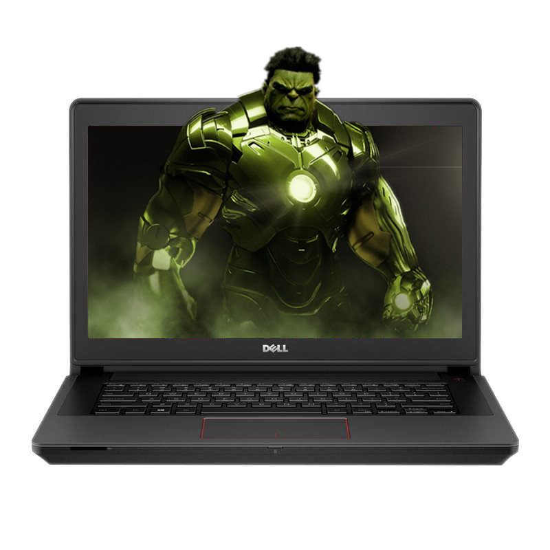 【戴尔灵越14(7447)ins14p-2648笔记本黑色图片】戴尔(dell)游匣ins