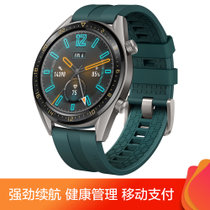 HUAWEI WATCH GT 活力款 钛灰色 华为手表 (两周续航+户外运动手表+实时心率+睡眠监测+NFC支付)墨绿色