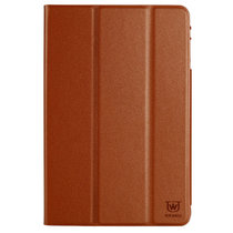 伟吉帕纳纹保护套W10112棕【真快乐自营 品质保证】适用于7.9寸 iPadmini1/2/3 轻薄，意大利牛皮手工制作