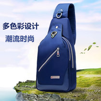瑞士军刀 单肩包书包 苹果iPad mini平板背包 男女休闲款运动斜挎包胸包SA1026(蓝色)