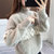 女式时尚针织毛衣9371(军绿色 均码)