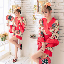 日式和服 台湾制服诱惑性感情趣内衣日本和服 变装秀制服诱惑情趣睡裙 情趣内衣(红色)
