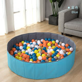 海洋球彩色球加厚波波池小球池室内宝宝婴儿童玩具球 7cm20颗(蓝色折叠球池+7cm100颗 默认版本)