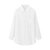 艾米恋雪纺衫女夏季韩版长袖披肩外搭配裙子防晒衬衫开衫薄款上衣(白色 S)