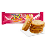 康师傅3+2酥松夹心饼干草莓牛奶味118g 国美超市甄选