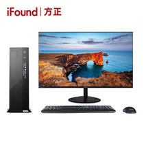 方正FD1541A-G51100商用台式机电脑G5900 /4G/128G/集成21.5英寸显示器(黑)