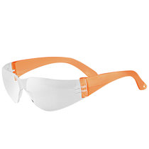 华特2401防护眼镜实验室工业打磨粉尘安全劳保透明防冲击防飞溅护目镜(普通版  橙色)