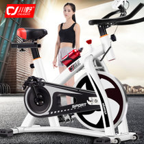 川野CY-S300健身车 家用动感单车 运动自行车 室内健身车 静音 健身器材 脚踏车(雅典白)
