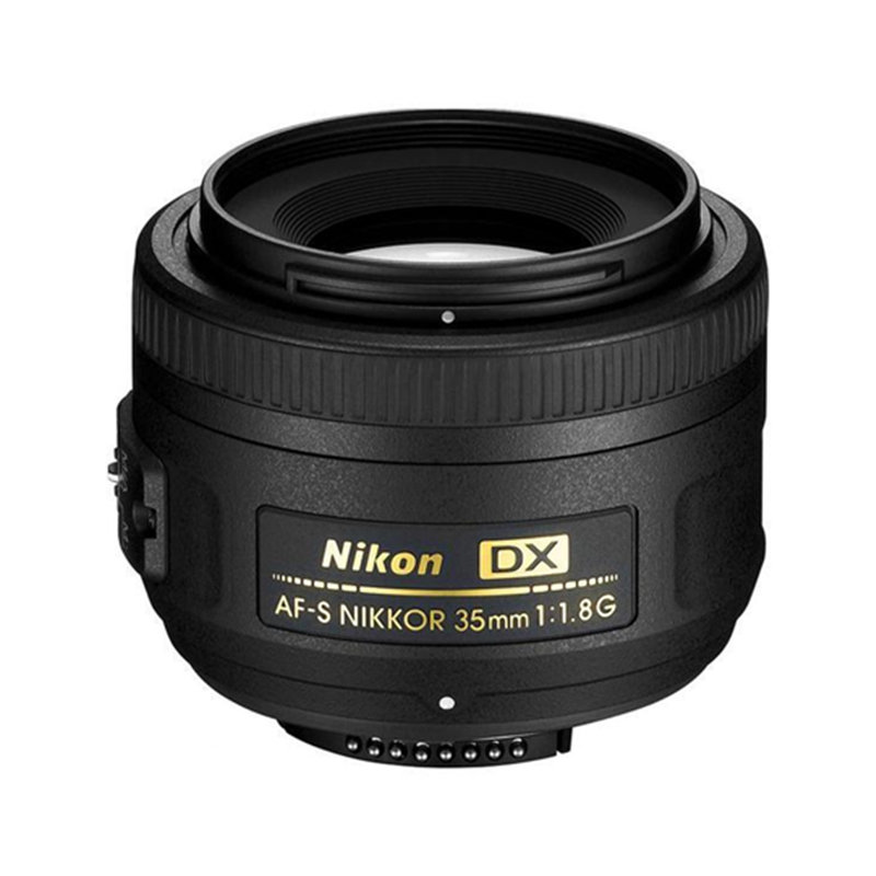 单反镜头尼康nikonafsdx尼克尔35mmf18g人像广角定焦镜头黑色官方标配