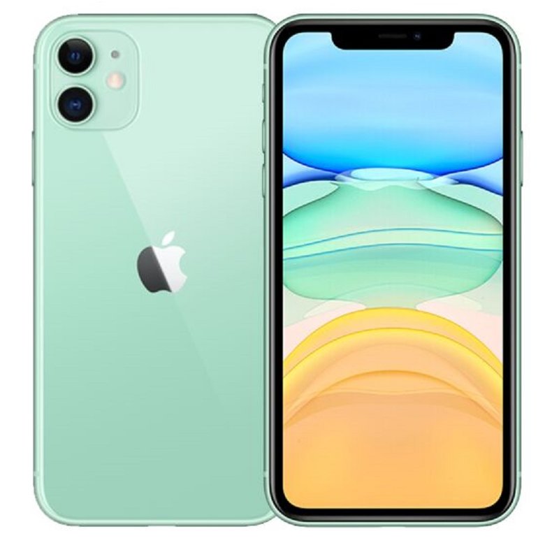 手机苹果appleiphone11移动联通电信4g全网通手机绿色官方标配返回